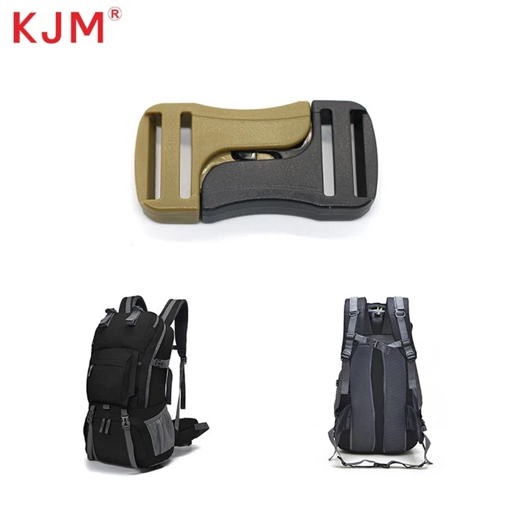 Dual-Color Plastic Side Release Backpack Buckle high quality